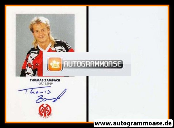 Autogramm Fussball | FSV Mainz 05 | 1991 | Thomas ZAMPACH